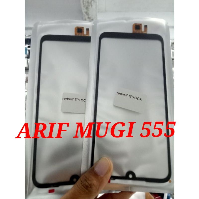 TOUCHSCREEN+LEM OCA LAYAR SENTUH XIAOMI REDMI 7 ORIGINAL