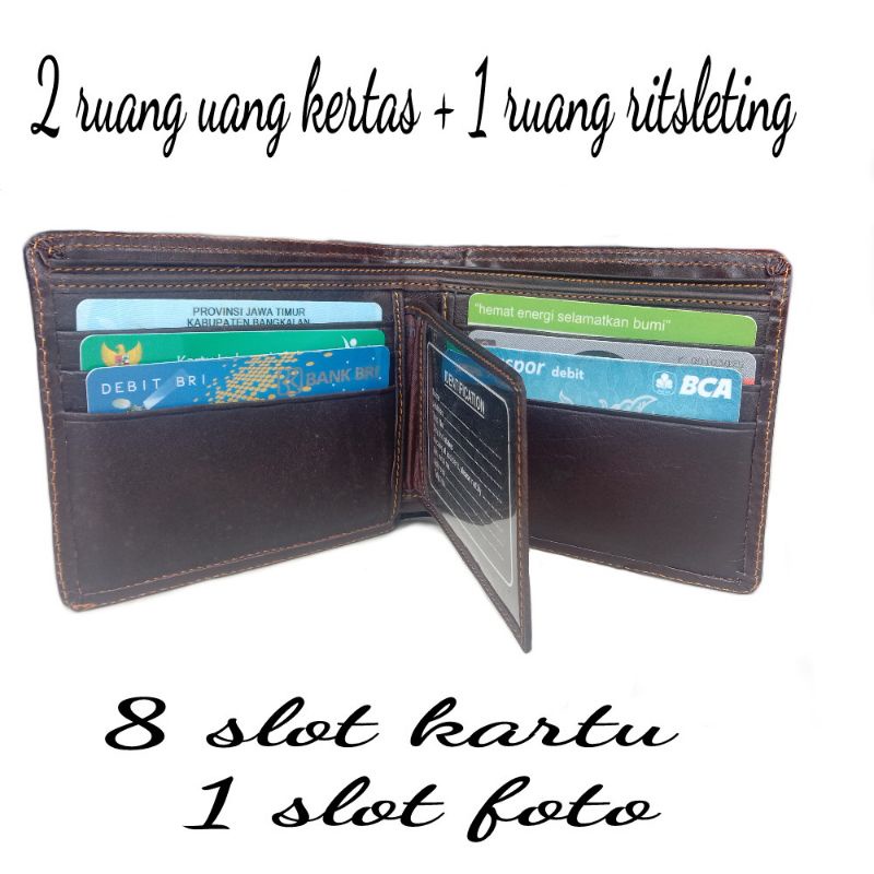 Dompet Pria Kulit Asli / Dompet Kulit Pria / Dompet Pria Murah / Dompet Pria