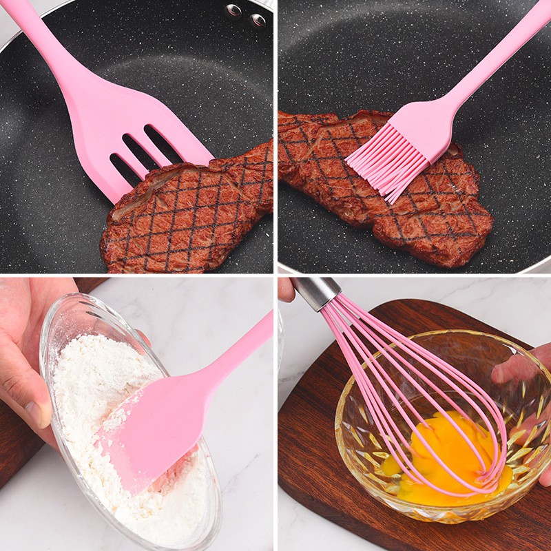 [BS] BAKING PROPS KITCHEN SET UTENSIL 5 IN 1 SET BPA FREE SPATULA SUTIL SILIKON