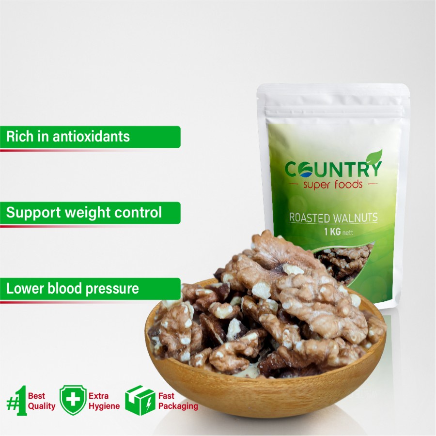 

Roasted Walnut Broken | Kacang Walnut Mentah [ 1Kg ]