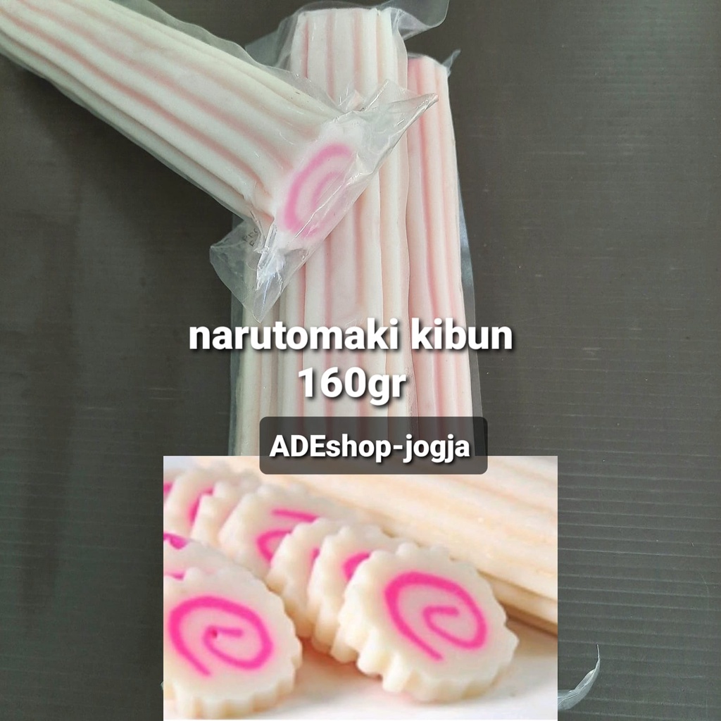

narutomaki kibun 160 gr fish cake toping ramen udon naruto