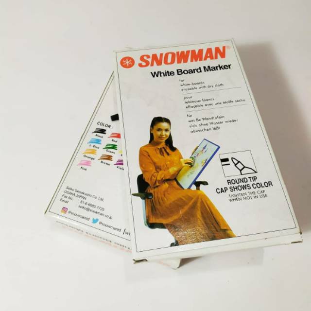

Spidol Snowman Board Marker 1 pcs