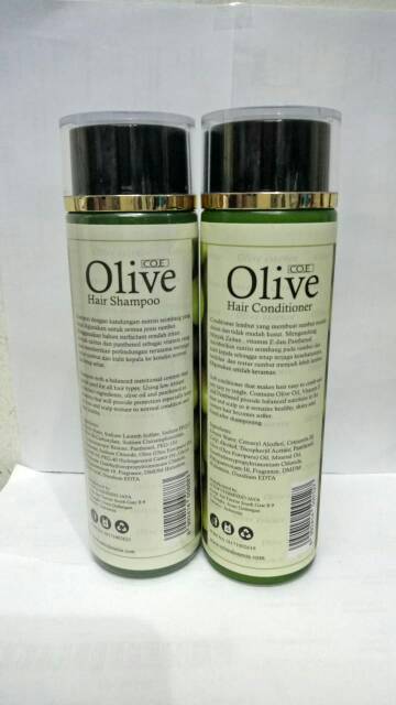 PAKET OLIVE HAIR SHAMPOO &amp; CONDITIONER KOREA BPOM