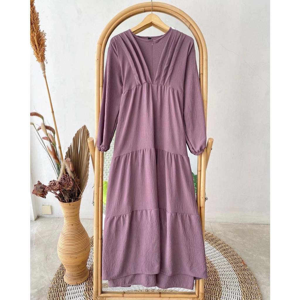 MISELA DRESS - DRESS WANITA - DRESS MUSLIM - DRESS OVERSIZE