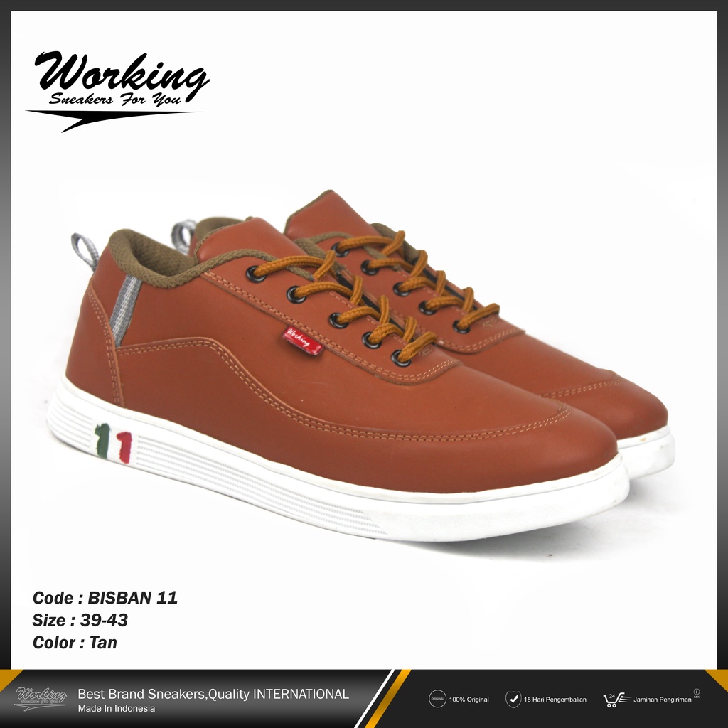 Working Sneakers For You Sepatu Kasual Bisban 11 Original