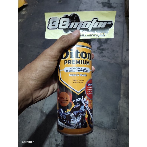 DITON PREMIUM Cat Semprot 9614  Copper ( harga offline  lebih murah )