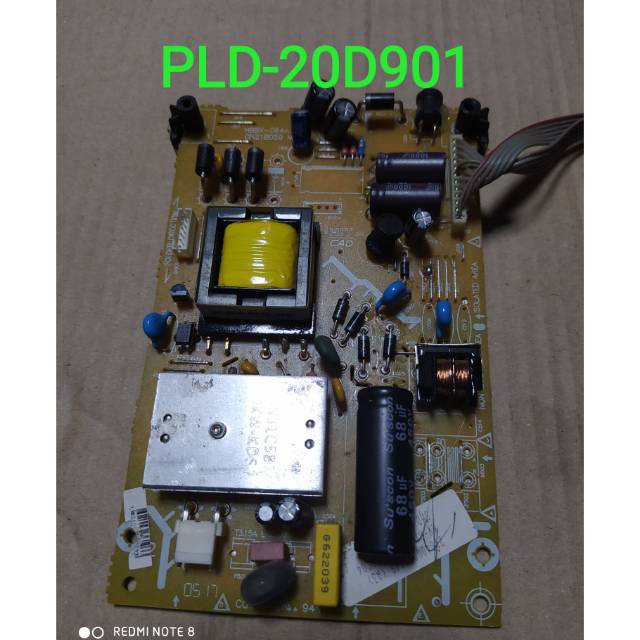 Psu-powersuplay atau mesin TV polytron tipe/model PLD-20D901