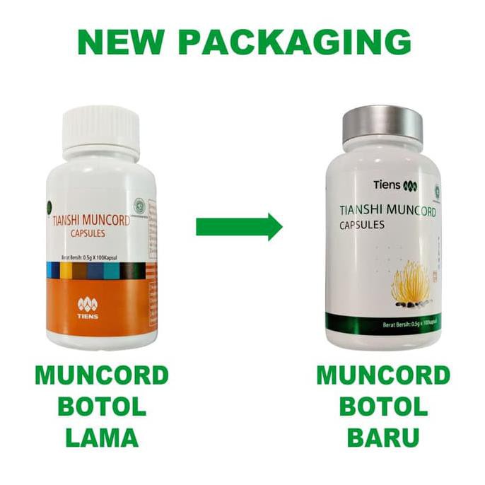 On Salee Tiens Muncord Cordyceps Isi 100 Kapsul - Daya Tahan Tubuh Tianshi Asli Produk Baruu
