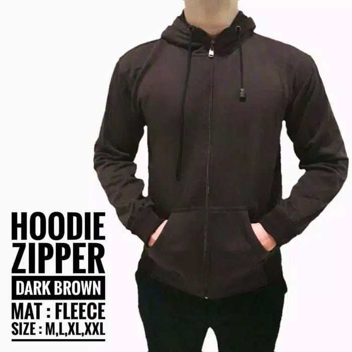 Jaket hoodie pria jaket zipper hoodie jaket polos