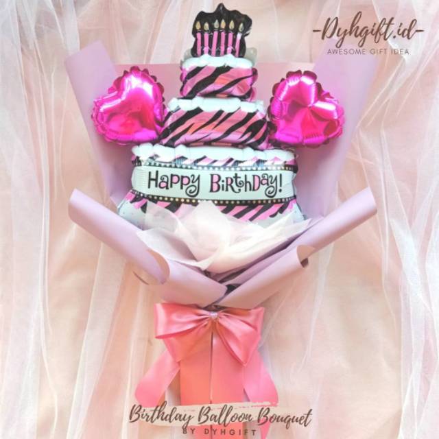 BIRTHDAY BALLOON BOUQUET • HADIAH ULANG TAHUN • HADIAH PACAR • BOUQUET BALON