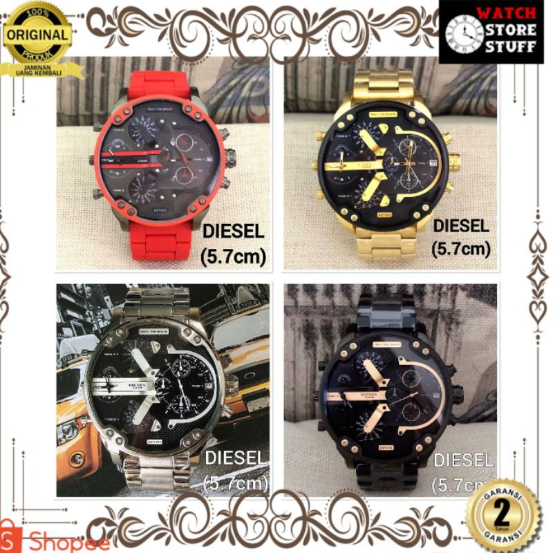 JAM TANGAN PRIA WANITA | RANTAI | KULIT | KARET | MURAH | PRIA DIESEL BEST SELLER