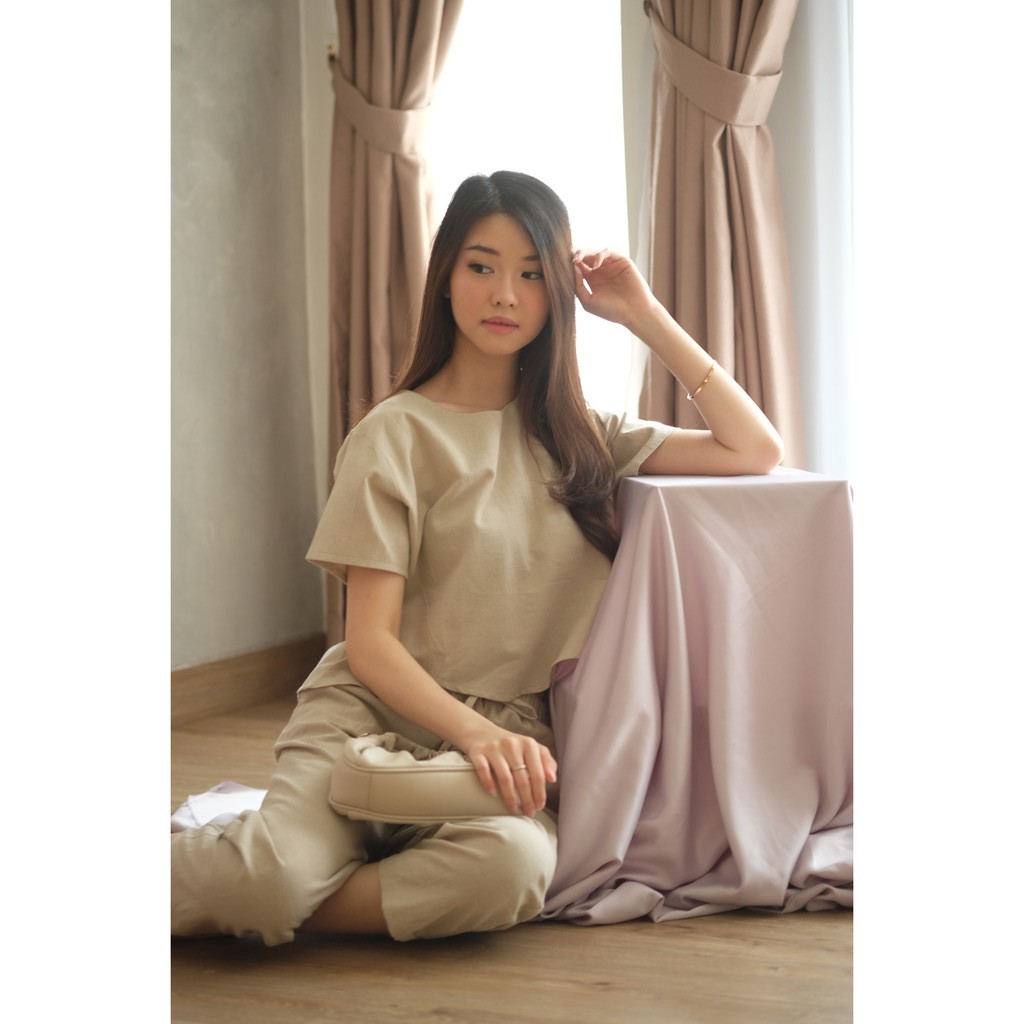 Paige Set - Baju Celana Setelan Wanita-6