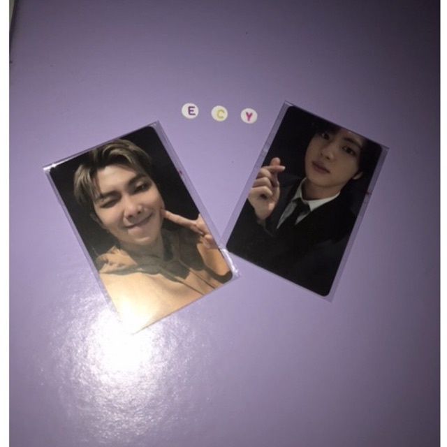 PC JIN RM BTS NAMJOON SEOKJIN LD LUCKY DRAW BE DELUXE SOUNDWAVE