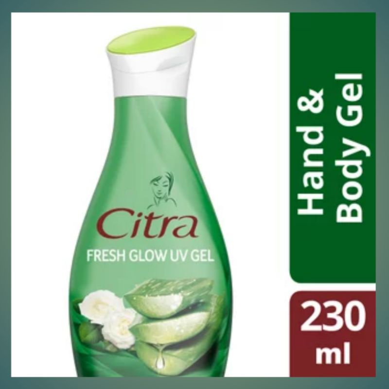CITRA FRESH WHITE GEL 230ml | Hand And Body Gel | Lidah Buaya
