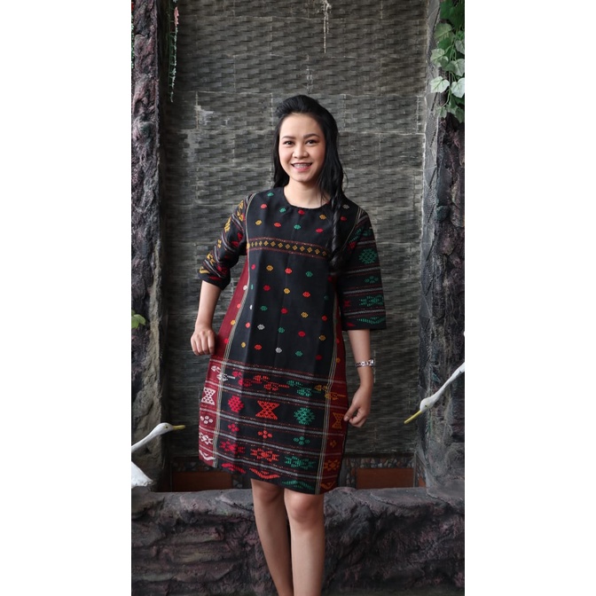 Dress Tenun Ulos Batak Full