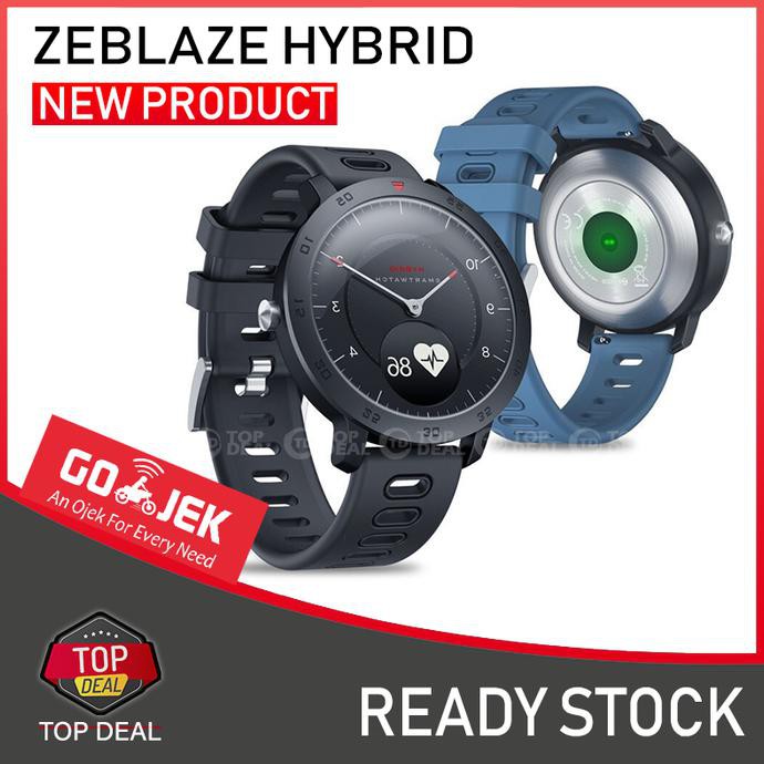 Laris Zeblaze Hybrid Mechanical Smartwatch Waterproof Smart watch Alt Vibe 3 - Hitam BARANG BAGUS
