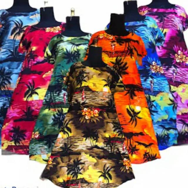 Daster Bali motif pantai