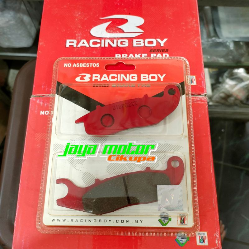 Disc Pad Kampas rem  kaliper RCB Solfili Kaliper S1 Kiri Honda Vario 125 150 Beat Scoopy  01DP022Z