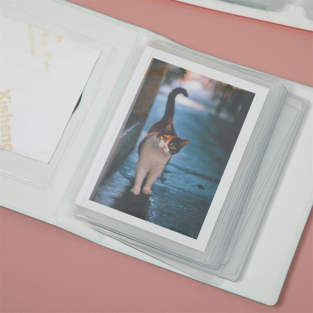 SOLIGHTER Idol Picture Storage Case Colorful Storage Book Photo Albums For 3 Inch Home Decor Mini Portable Cards Collection Photocard Holder/Multicolor