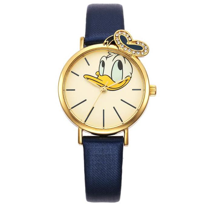 TERBARU DISNEY MS11142-L DONALD DUCK ORIGINAL JAM TANGAN WANITA - NAVY WATCH TERLARIS