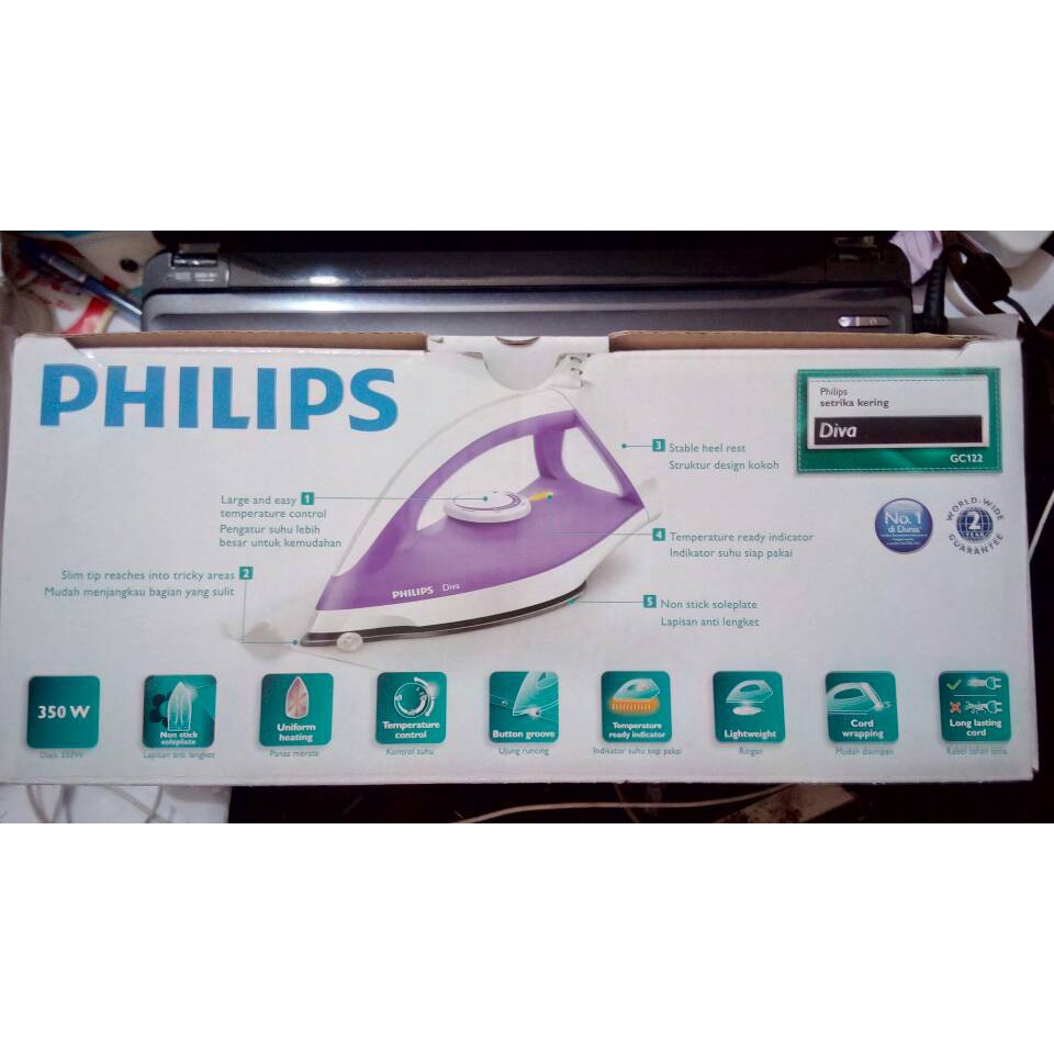 Setrika PHILIPS Diva GC 122