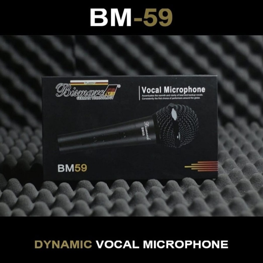 Microphone Mic Kabel Bismark BM 59 Germany Vokal Dynamic Original