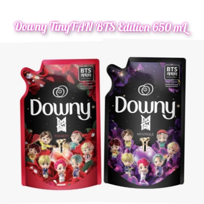 DOWNY TinyTAN BTS Edition Pelembut & Pewangi pakaian Mystique/pasion 650 ML
