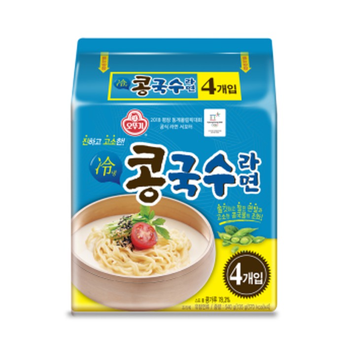 

#HANDCARRY Ottogi Soybean Cold Ramen 135g X 4s - UFOHCR1987
