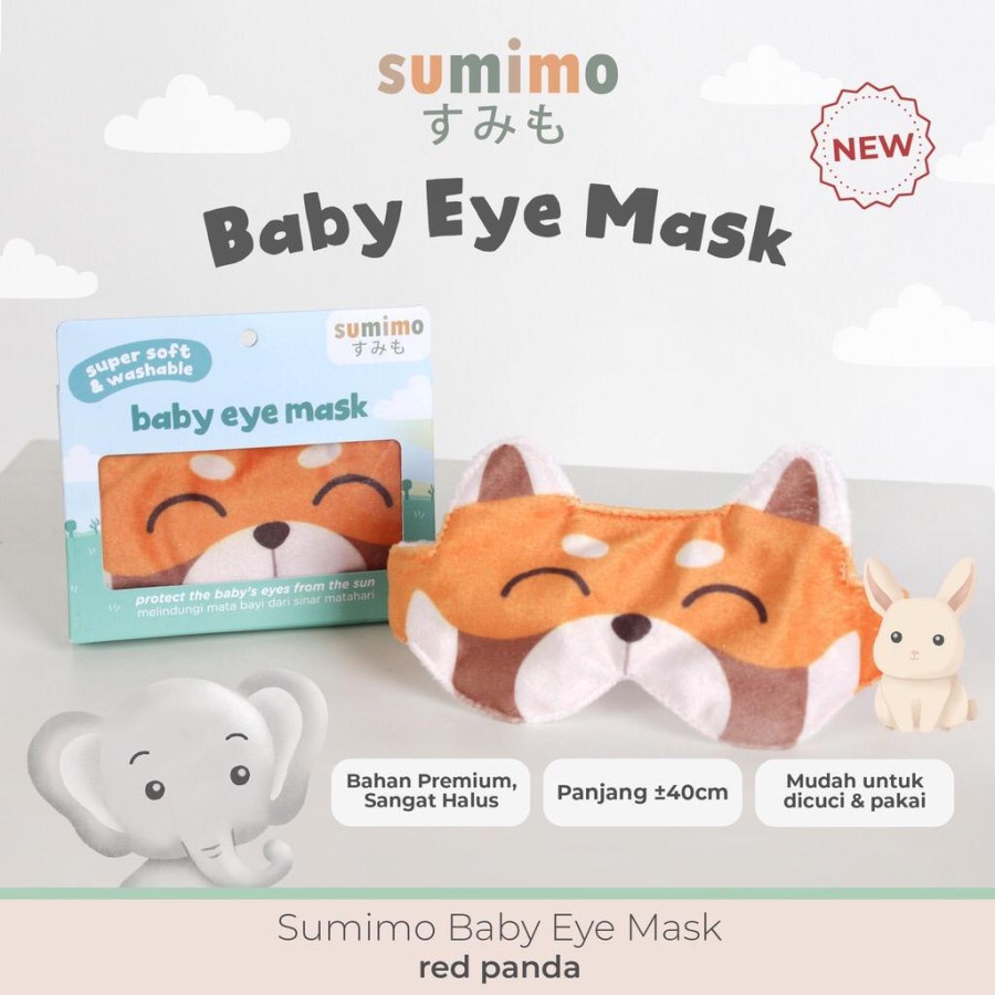 Eye Mask Baby Sumimo Pelindung Penutup Mata Bayi Kacamata Jemur Animal