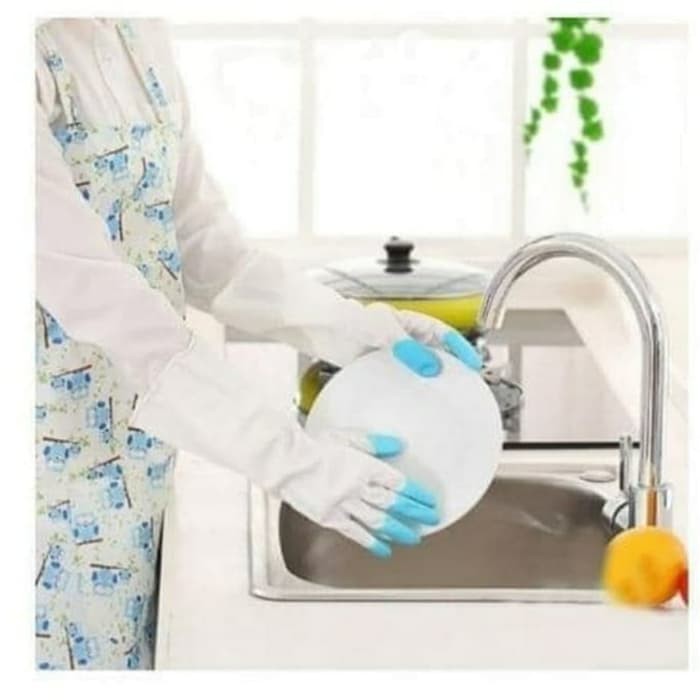 Sarung Tangan Karet / Sarung Cuci Piring / Latex Silicone Gloves Oven