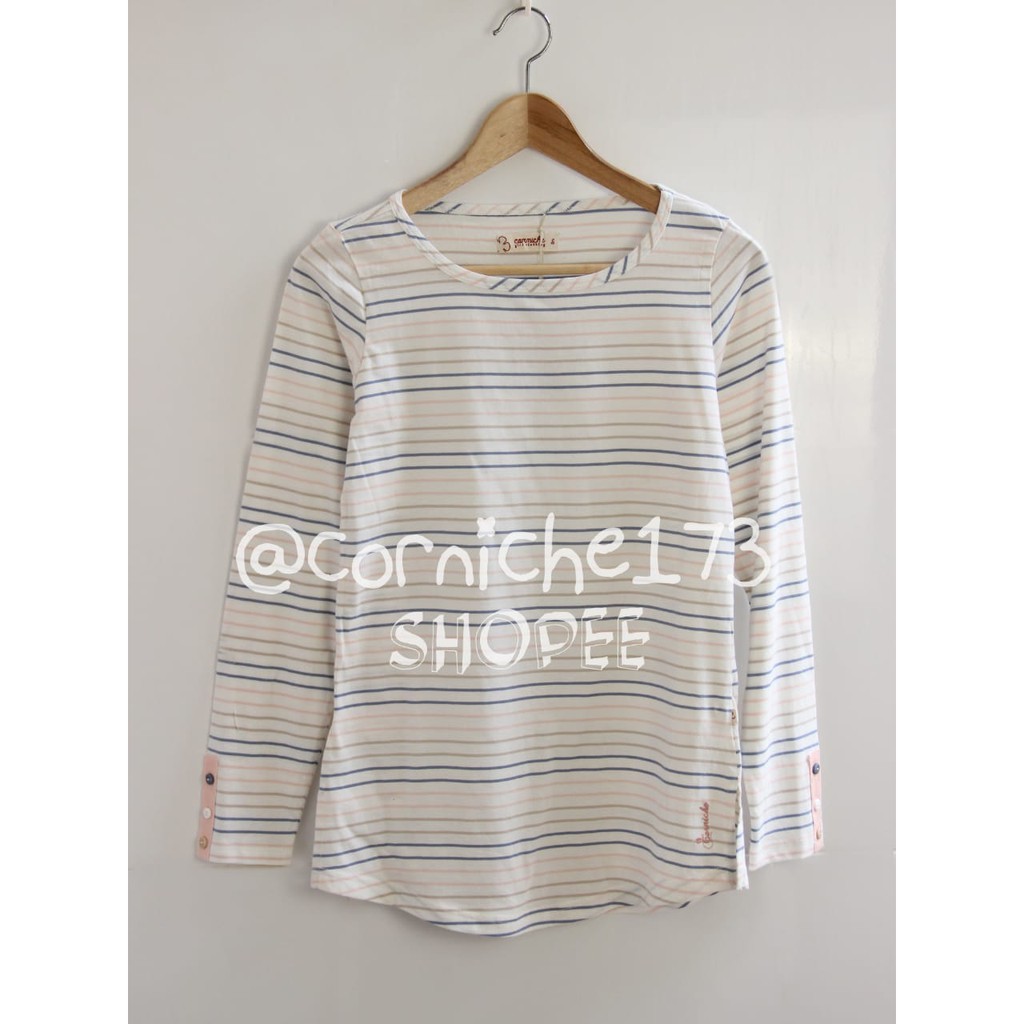  Corniche  Fita Tee Off White TH230948 Shopee Indonesia