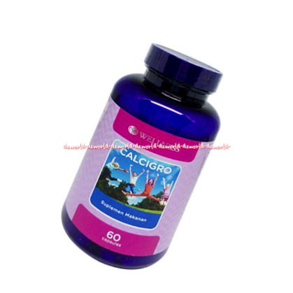 Wellness Calcigro 60Kapsul Obat Untuk Penyerapan Kalsium Tulang Gigi Well Ness