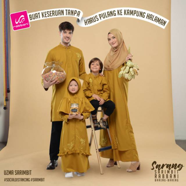  Baju  Muslim Couple Keluarga  Rabbani  BAJUKU