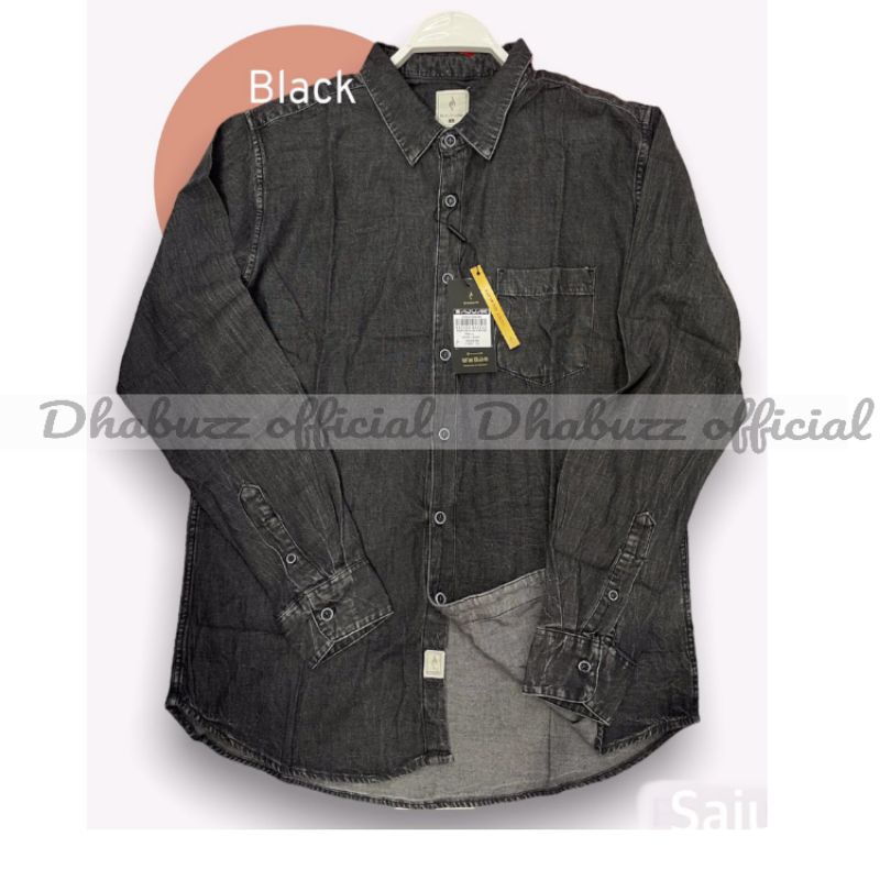 BAJU KEMEJA KERAH KERJA PRIA LENGAN PANJANG NEW COLOR JF DENIM ORIGINAL SAJUAK