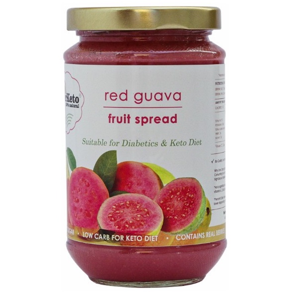 No sugar added - Low Carb Red Guava spread - SUPERKETO - Bebas Gula Red Guava Selai