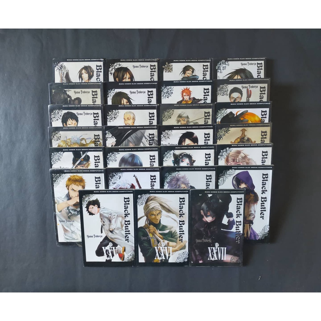 Buku Komik Jepang Langka Black Butler 1-27
