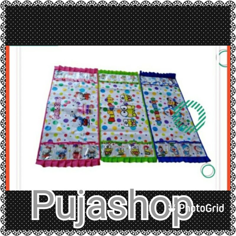 Taplak kulkas cover kulkas, taplak kulkas motif karakter