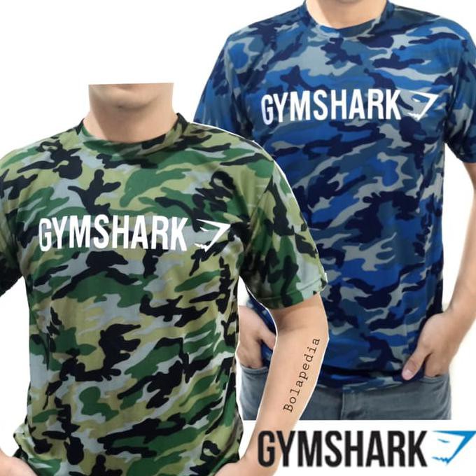 (PROMO) baju kaos raglan reglan army doreng camo tentara loreng BAPE Shark