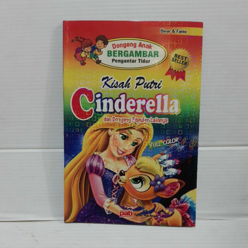 Jual Buku Kisah Putri Cinderella Dan Dongeng Populer Lainnya Full