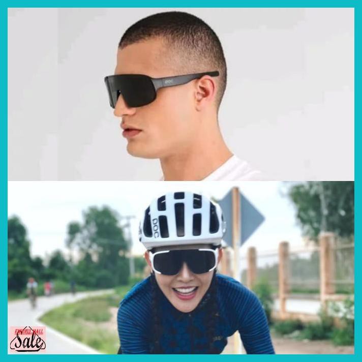 ATAMACAK- KACAMATA GOWES SEPEDA PRIA WANITA 100% S2 - PUTIH HITAM -ASLIII.