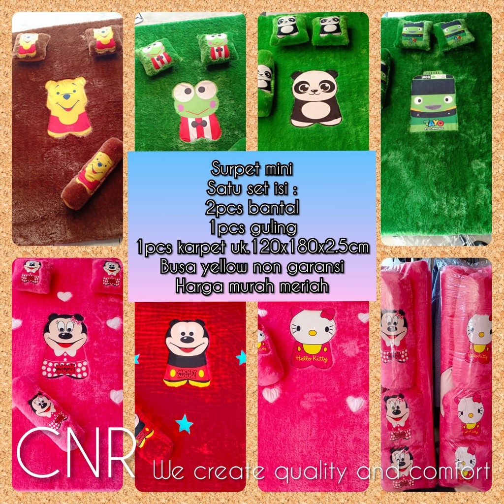 Surpet Mini 2bantal + 2 guling