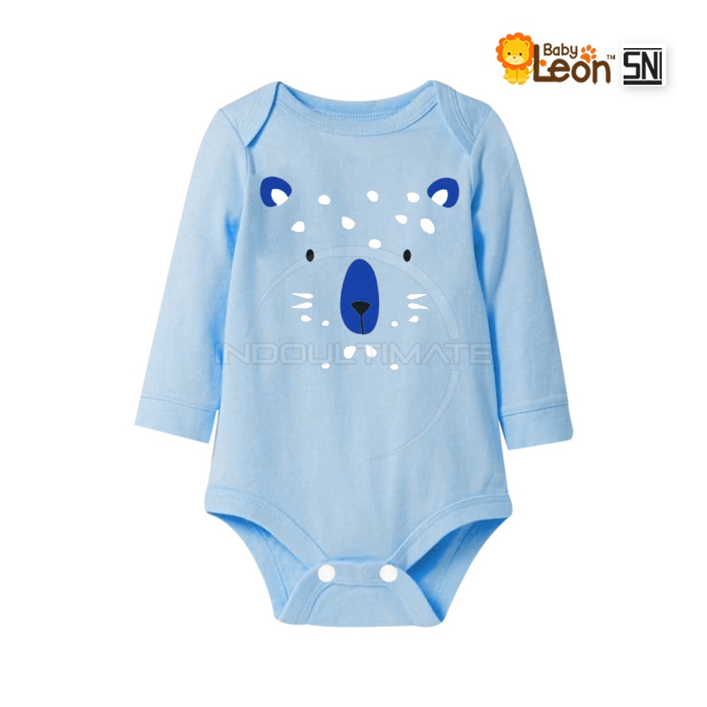 Jumpsuit Bayi Jumper Bayi BC-025SK Baby Leon Seri Animal Face Laki Laki Perempuan Lengan Panjang BABY LEON Jumpsuit Anak Balita Baby BodySuit Baju Bayi baru Lahir Perlengkapan Bayi Baru Lahir