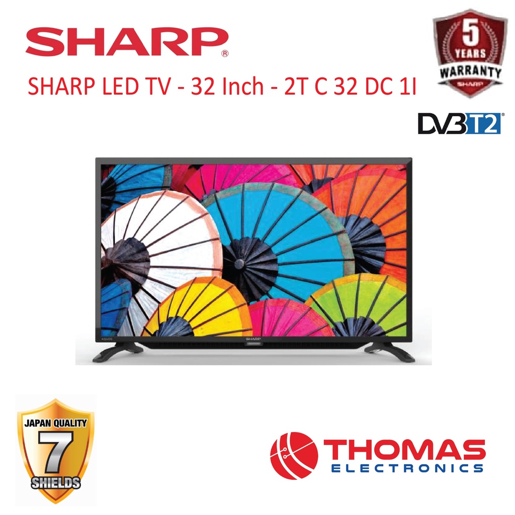 LED TV SHARP 32 Inch 2T C 32 DC 1I USB HDMI DIGITAL TV SHARP LED TV 32