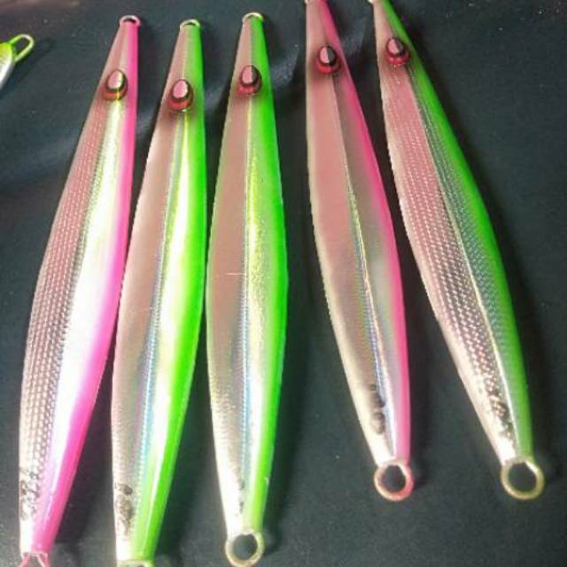 

Metal jig pensil 100-250gram GID/fosfor