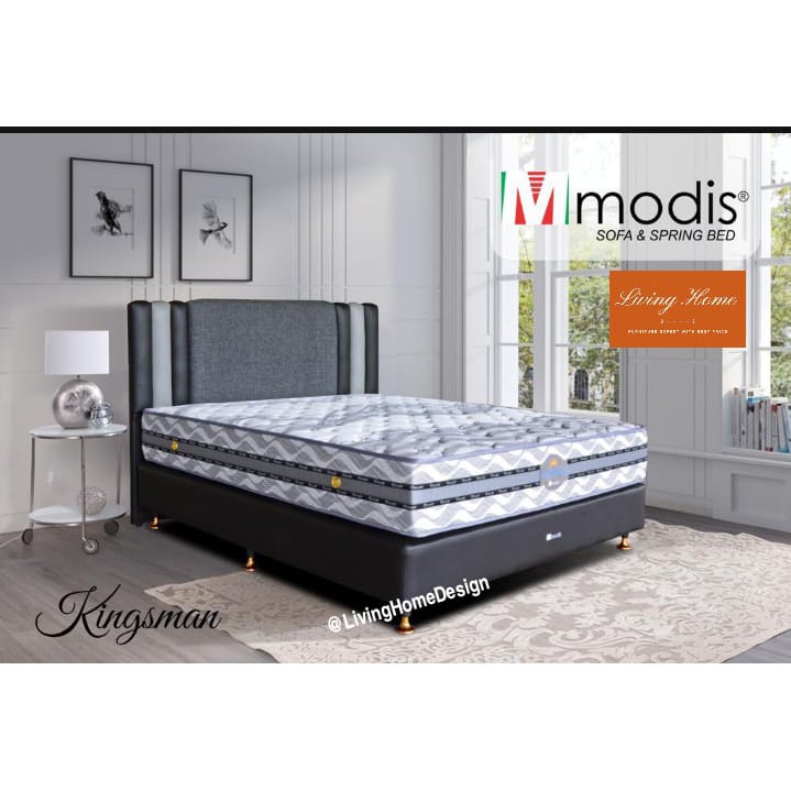 Kasur Kingsman Springbed Modis Matras Mattress 100 120 160 180 200