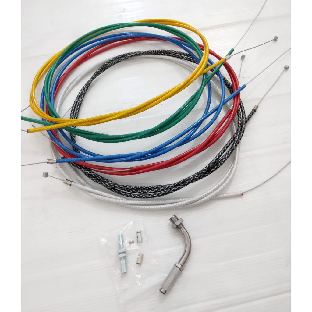 kabel gas serat Tali kabel gas serat karbon universal matic bebek moge sport ukuran panjang 190cm