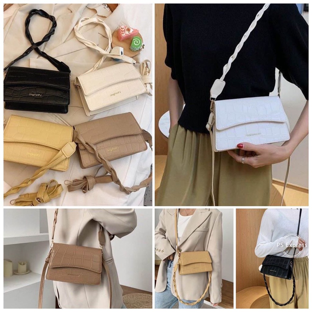 Rowling (Tas-62)Tas Wanita Import Simple/Tas Wanita Kerja/Selempang Tas Wanita Fashionable Untuk Kerja Dll Terbaru