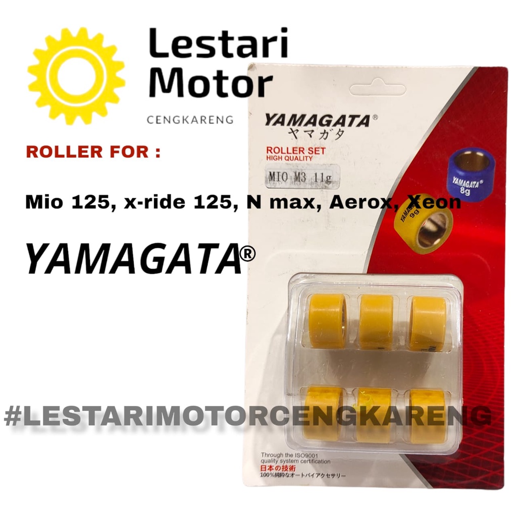 ROLLER RACING YAMAHA NMAX LEXI MIO M3 125 GT 125 AEROX XEON YAMAGATA