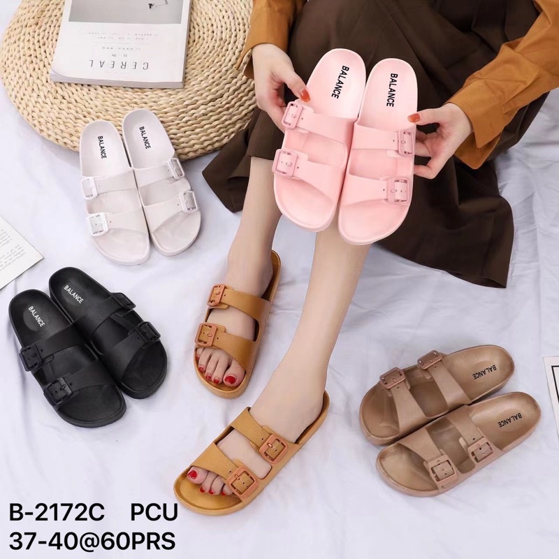 SANDAL RINGAN GESPER IMPORT WANITA BALANCE B - 2172