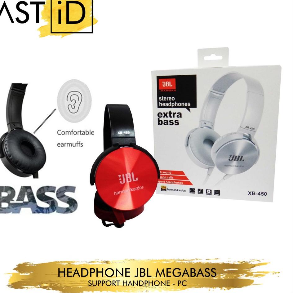 NZ.10Jn22ᴺ | Headset Headphone JBL MegaBass JBL XB450